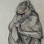Gaston SUISSE (1896-1988) - Babouin cherchant ses puces. 1930.